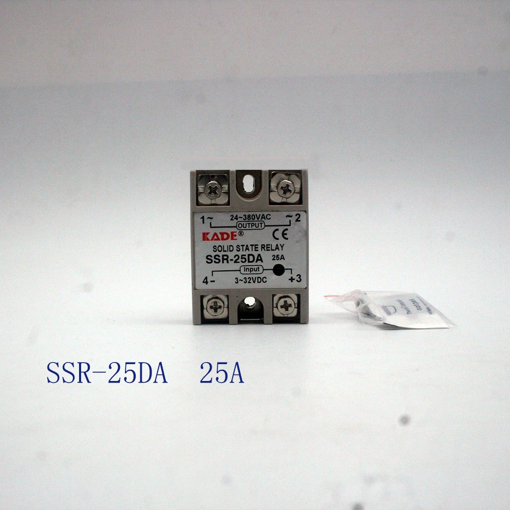 SSR -10DA/25DA/ 40DA/50DA DC control AC white shell Single phase Solid state relay without plastic cover | Обустройство дома