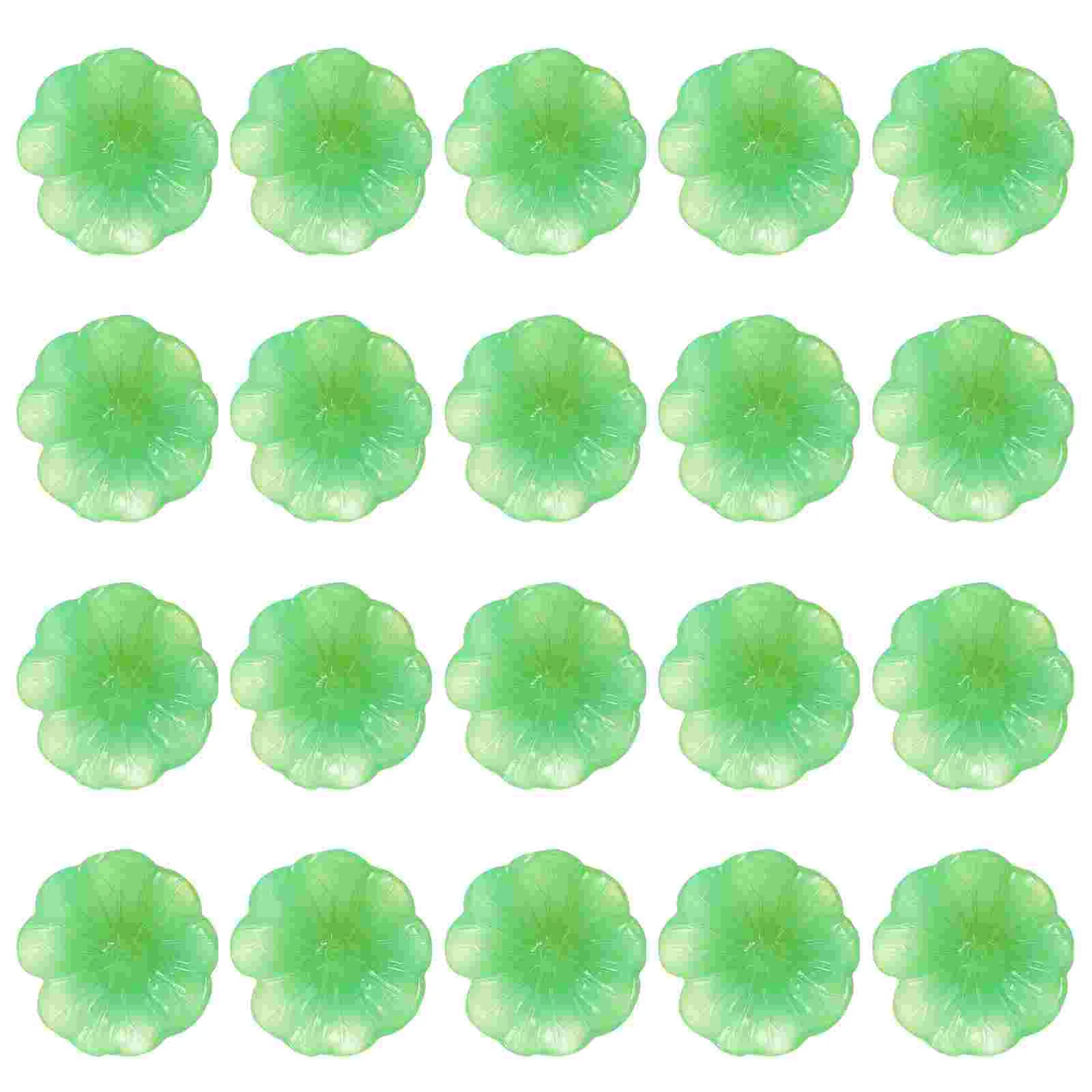 

20Pcs Climbing Pet Box Resin Lotus Leaf Ornament Simple Fish Tank Decoration