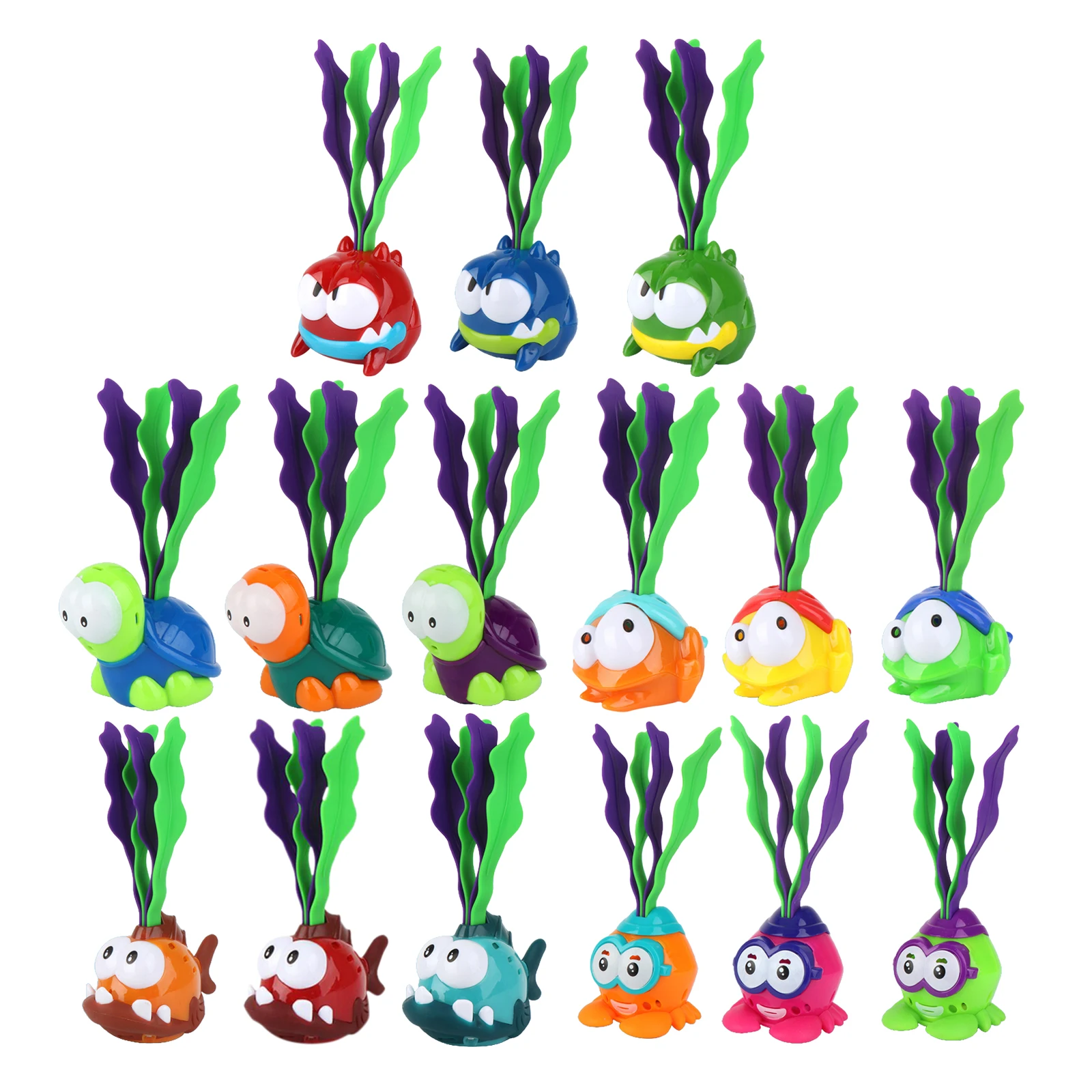 

Light-up Diving Pool Toys Set Swimming Training Game Toy Sea Animals Pool Party Decoration Kids Child Summer Swim Play Toy