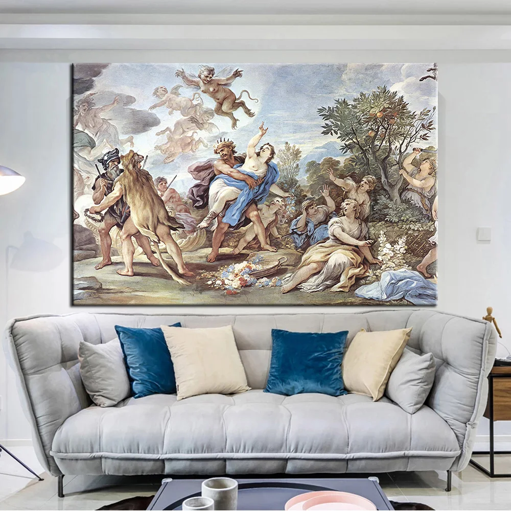 Картина маслом на холсте Плутон и просерпина