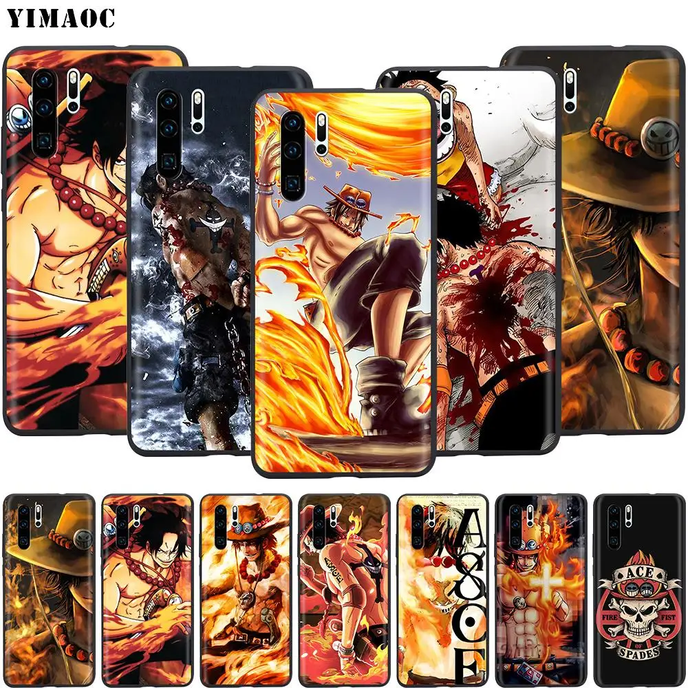 YIMAOC One Piece Ace мягкий чехол для Huawei Nova 4E 5 5T Smart P9 Lite Y6 Y7 2019 Honor 8A 20S Pro Prime - купить по