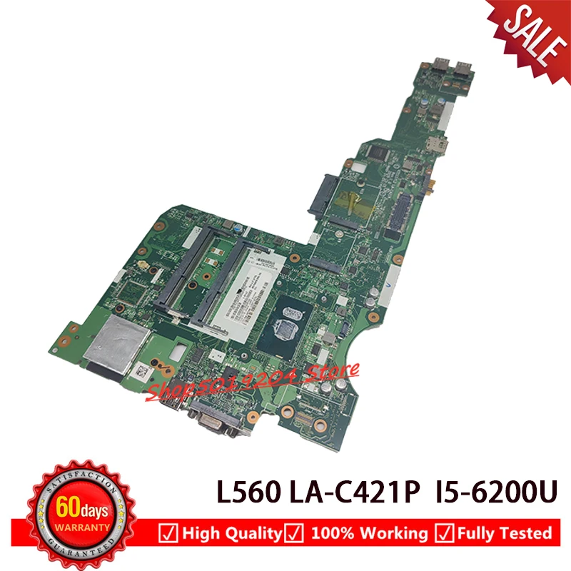 

Материнская плата для ноутбука Lenovo Thinkpad L560 с детской строкой, системная плата 00UR708