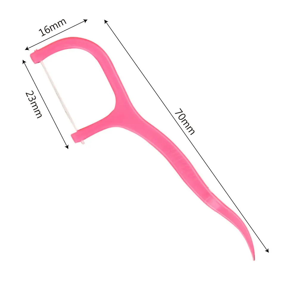 

25pcs/pack Interdental Brush Dental Floss Toothpick Plastic Tooth Picks Disposable Oral Care Toothpicks Teeth Cleaning