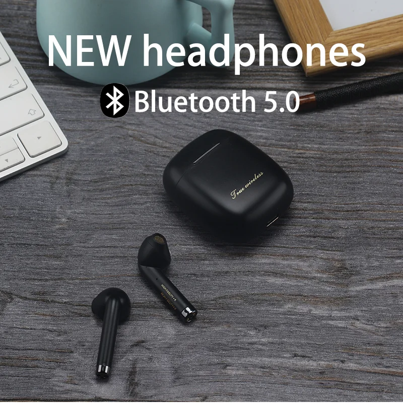 

Waterproof Sports TWS Earbuds Earphones Noise Reduction Wireless Bluetooth Headphones with Mic Charger