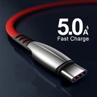 Кабель USB Type C 5A Quick Charge 4,0 3,0 для быстрой зарядки и передачи данных для Iphone 11 X XS USB Charging Samsung S10 S9 S8 S7 S6