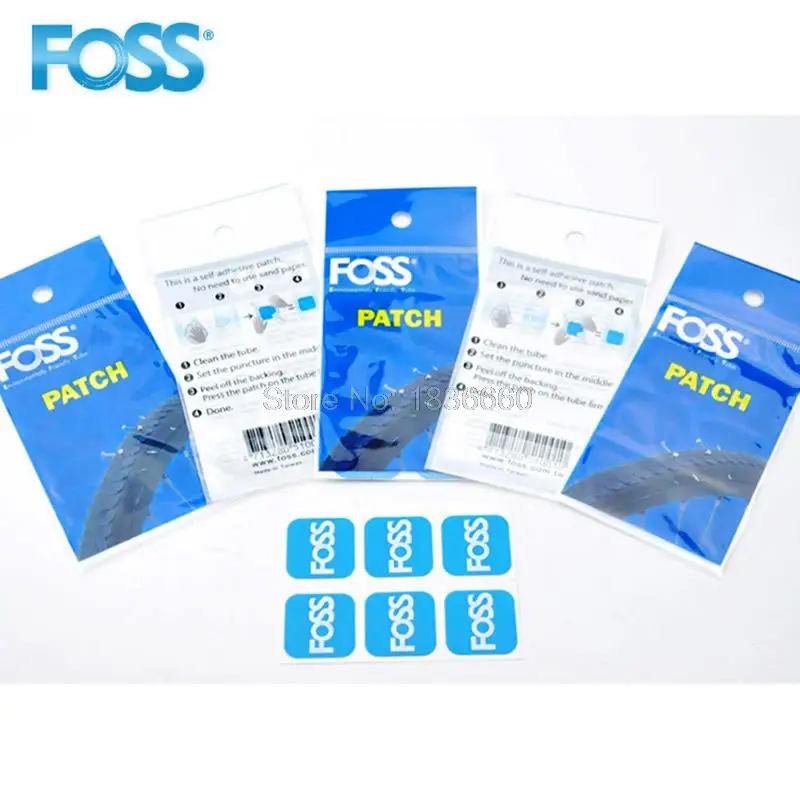 Высокое качество 6 шт Foss велосипедные шины патчи для ремонта шин внутренняя труба