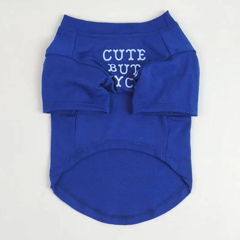 

Stamped Letters Dog Clothes Bottoming Clothing Classic Pullover Dogs Pets Clothing Soft Elastic Cat T-Shirt Puppy Dog Accessory