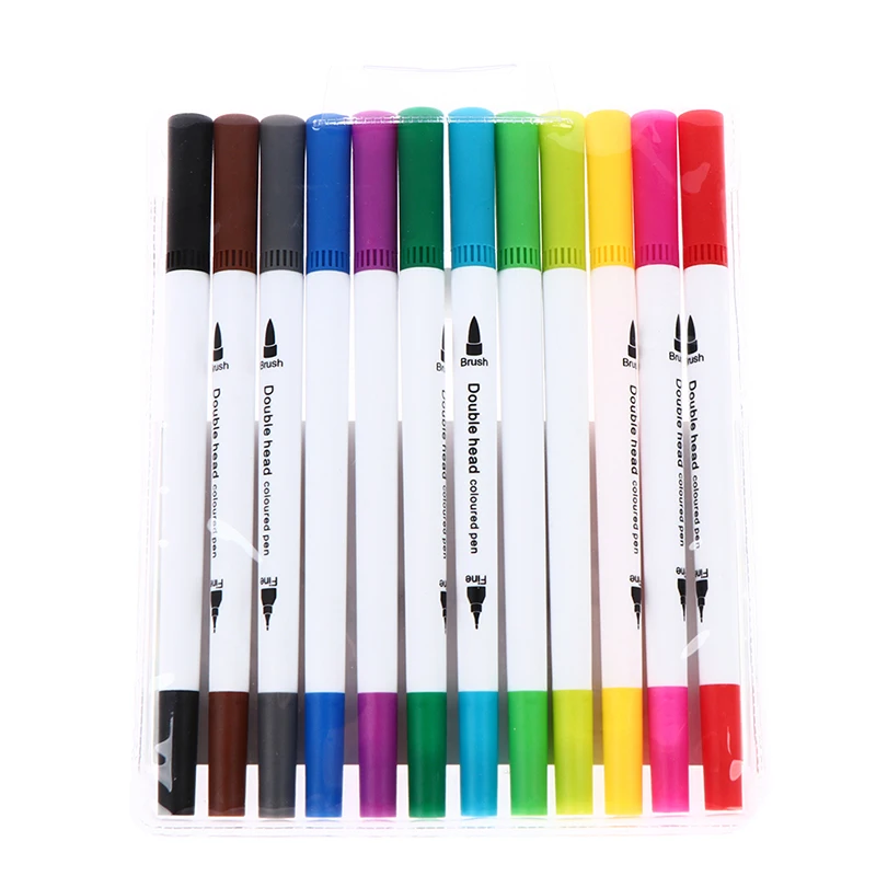 12 шт. маркеры цветные художественные эскизные Маркеры Набор для рисования