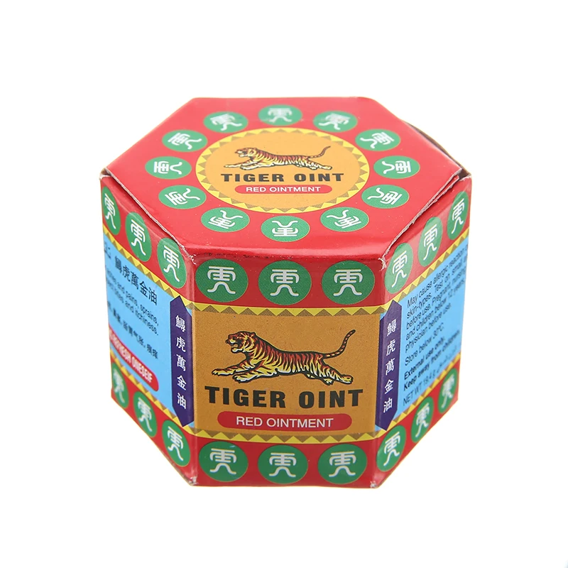 1 шт. тигровый красный массаж с бальзамом рельефная мышца боль успокаивающий