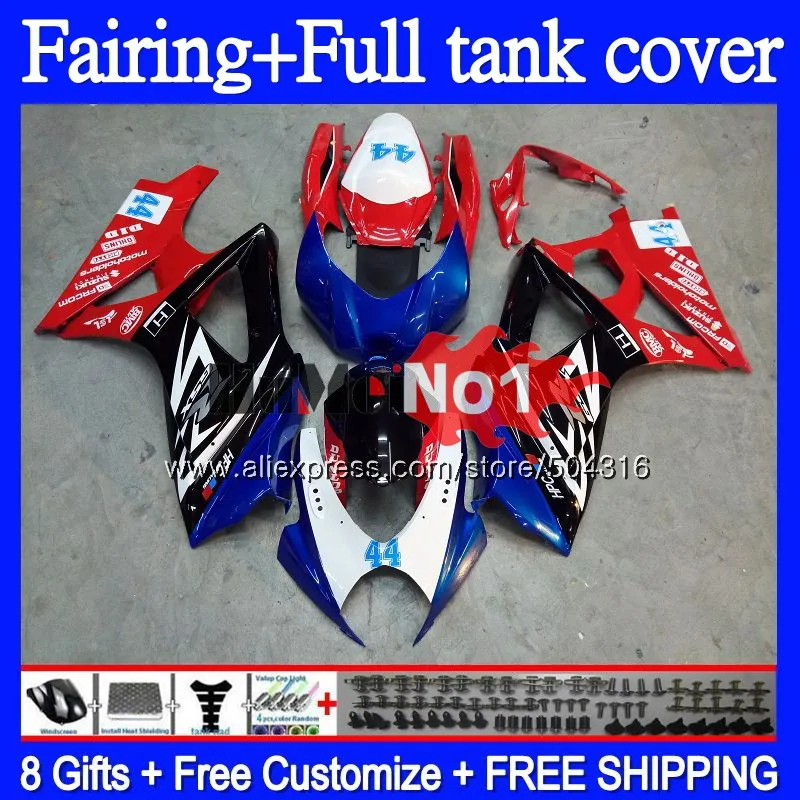 

+ Комплект резервуаров для SUZUKI, GSXR, 1000, 1000CC, CC, 69mc, 79, GSX, R1000, GSXR1000, K7, 07, 08, 2007, 2008, обтекатель, новый, красный, синий