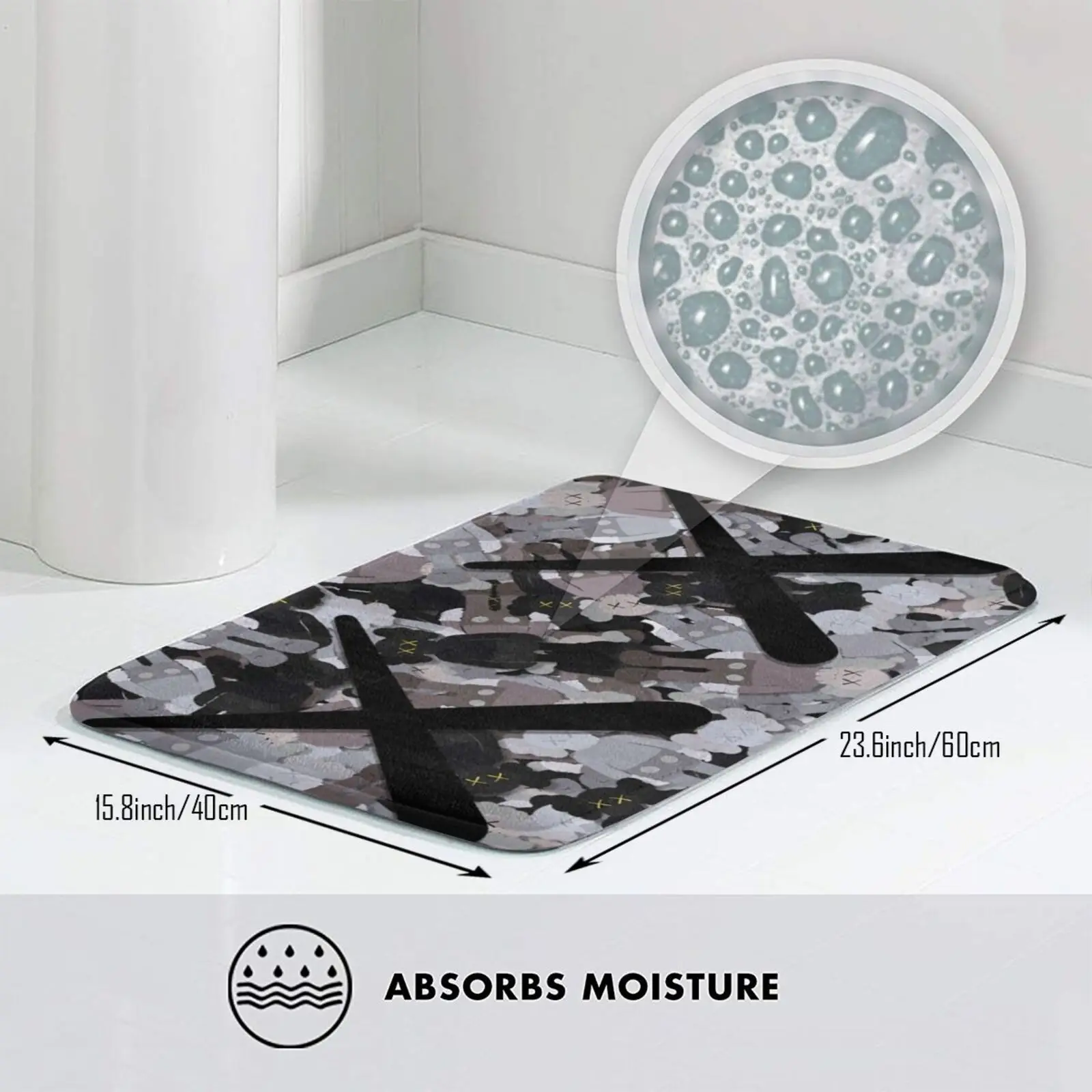 Коврик для входной двери сна друзей коврик ванной крошечные сердечки