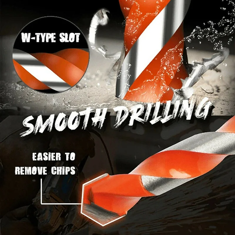 

Hot Ultimate Drill Bits Twist Drill Head Wall Ceramic Glass Punching Hole Working Set DO2