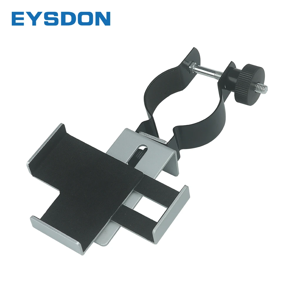 

EYSDON Metal Smartphone Adapter for 38~48mm Microscope Binocular Spotting Scope Monocular Telescope Connector Cellphone Holder