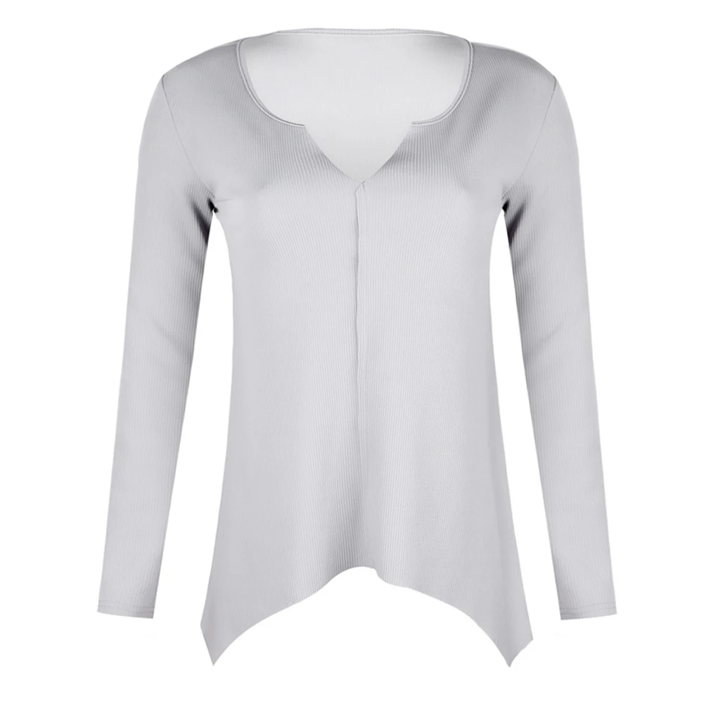 2019 Черная пятница Самая низкая цена Повседневный Женский однотонный v-образный