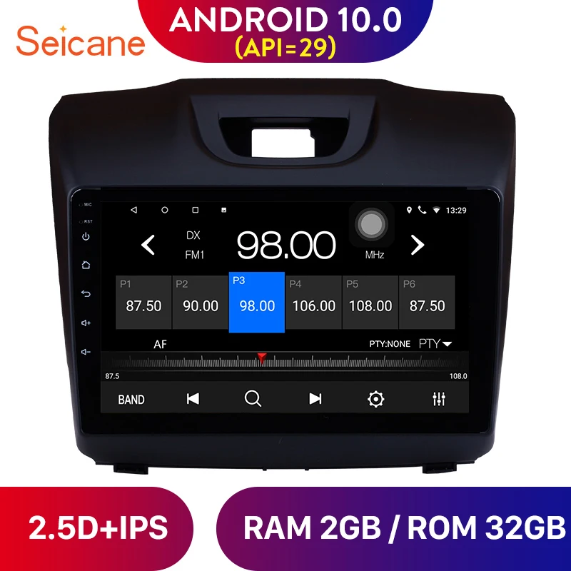 Seicane 9 дюймов Android 10 0 для Chevy Chevrolet S10 2015-2018 ISUZU D-Max автомобильный радиоприемник GPS