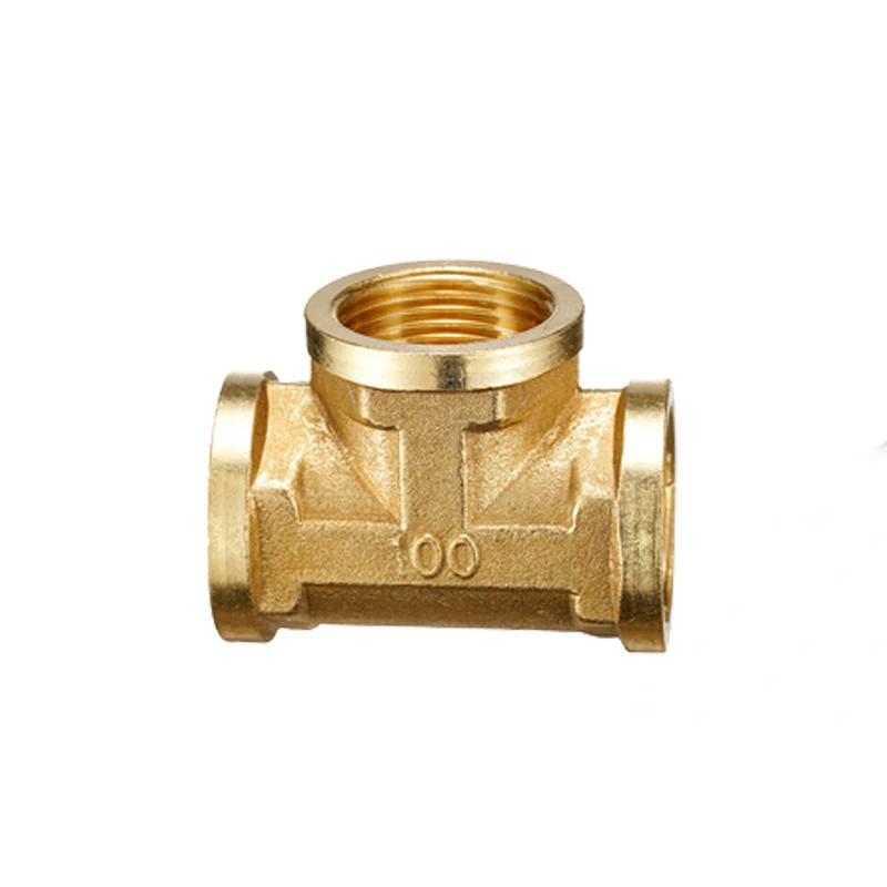 Латунный сращиватель фитинг для труб Т образный 3 ходовой шланг Барб 1/8 1/4 3/8 1/2