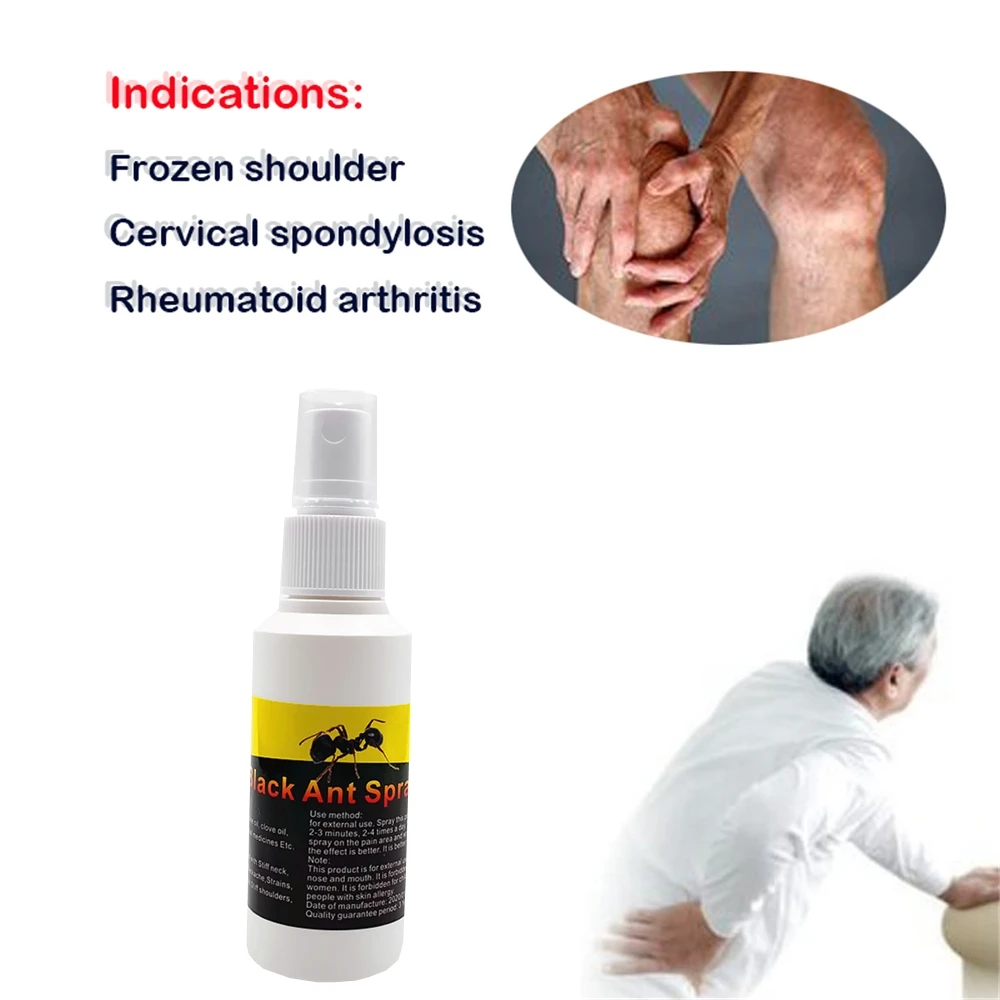 Высокое качество ноги болит Lumbago эфирное масло черный муравей гиперостеогенные