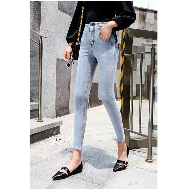 Джинсы JUJULAND женские с завышенной талией винтажные брюки из денима эластичные