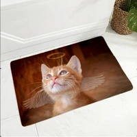 animal cat print door mat doormat bathroom mat doormat entrance door mat bathroom mat kitchen mat cat home rug customized mat