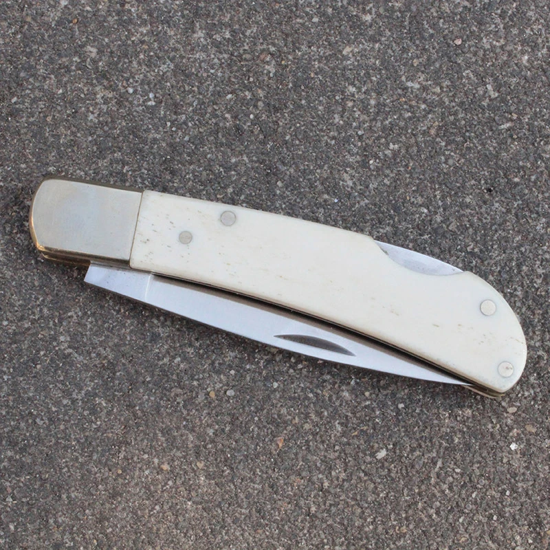 6 3 дюймовый портативный складной нож с ручкой из натурального скота охотничьи