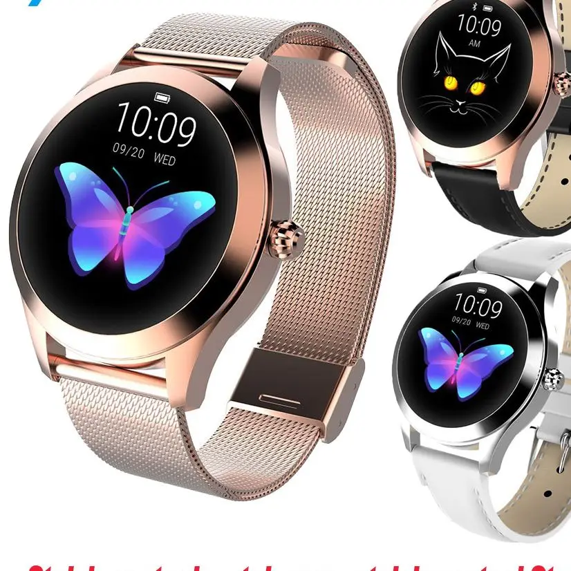

KW10 KW20 женские Смарт-часы 2018 IP68 Водонепроницаемый пульсометр Bluetooth для Android IOS фитнес-Браслет Смарт-часы