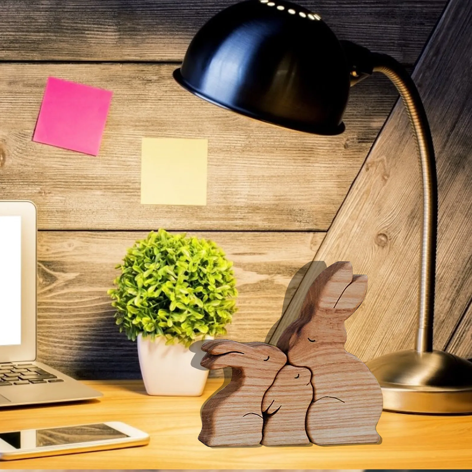 

Wooden Home Decor Cute Animal Family Day Gift Animal Figurine Decor Home Decoration Accessories Kawaii Room Decor Family Gift