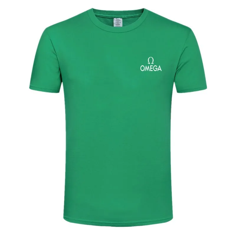 

2021 New Fashion Brand Printed Men's T-shirt Casual Sports Top Summer Pure Cotton Round Neck Male/female Couple T-shirt