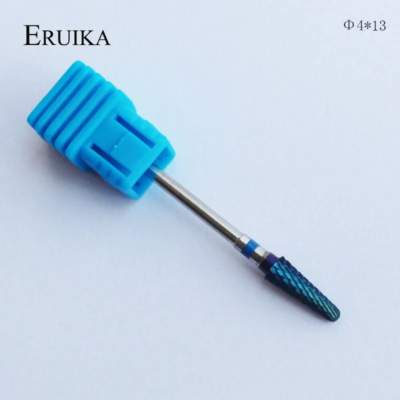 NO2 ERUIKA, 6 типов, синие вольфрамовые карбидные сверла, Нано покрытие, сверло для ногтей, металлические сверла для маникюра, аксессуары для ногтей, фрезы для ногтей - Цвет: NO2