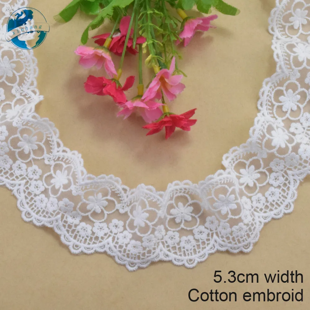 Хлопковая вышивка кружево строчка свадебное украшение сделай сам куклы