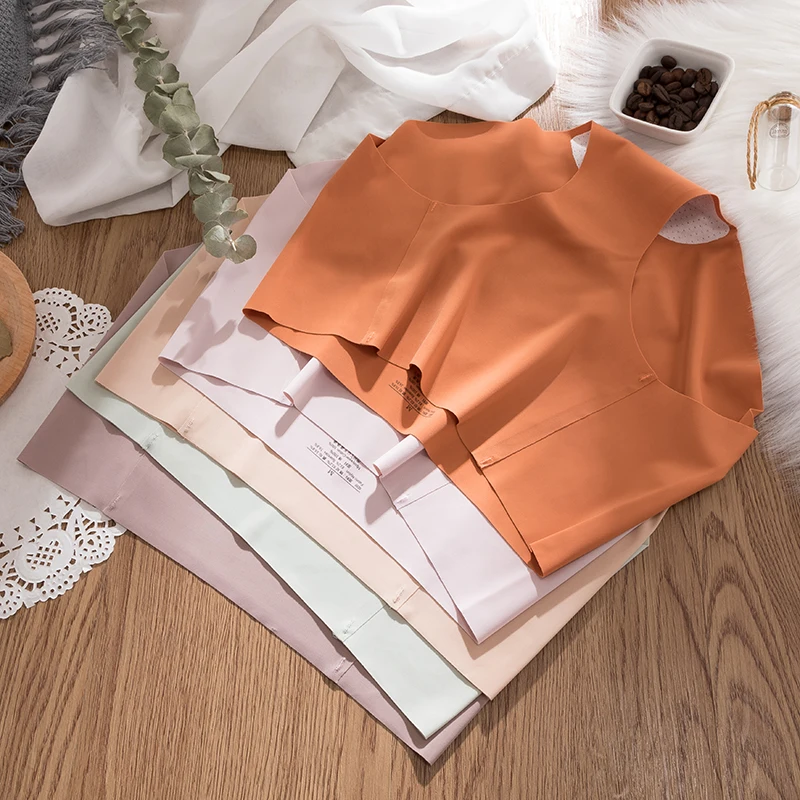 

Ice Silk Ultra-thin Underwear Ladies Xia Wuhen One-piece Mid-waist Plus Size Cotton Antibacterial Crotch Briefs for Girls