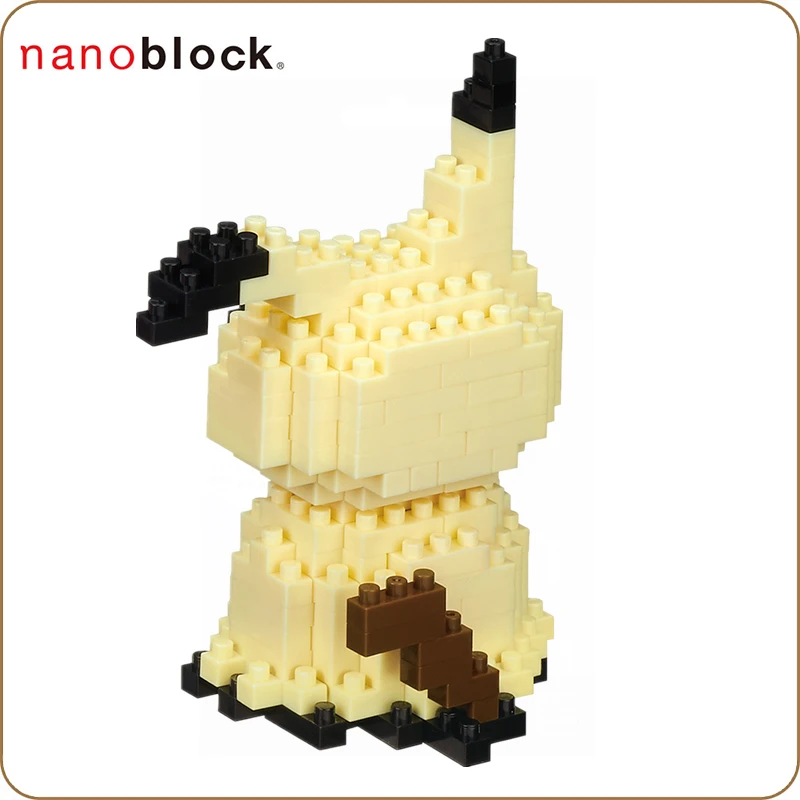 Nanoblock Покемон Пикачу NBPM_052 MIMIKKYU Kawada 210 шт. аниме мультфильм алмаз мини микро