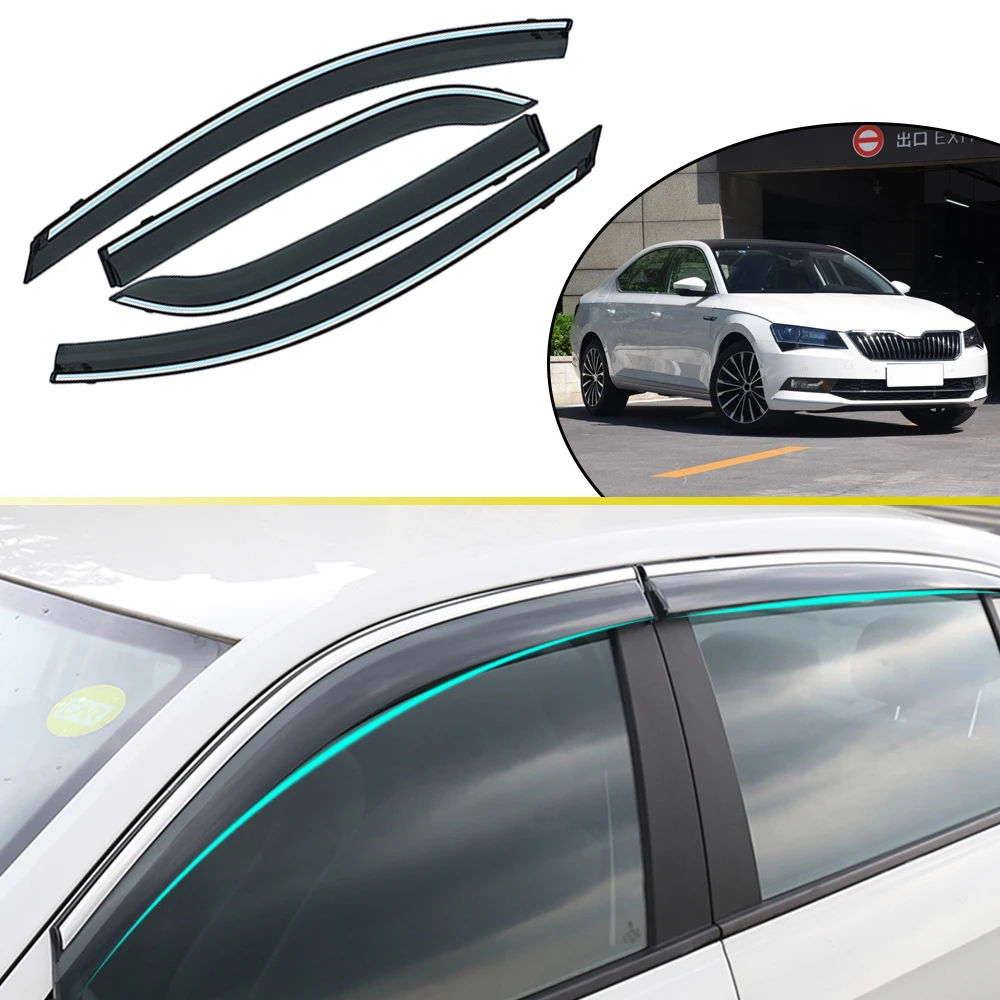 Наклеиваемого покрытия для автостайлинга из ABS дым Окно Солнцезащитный козырек