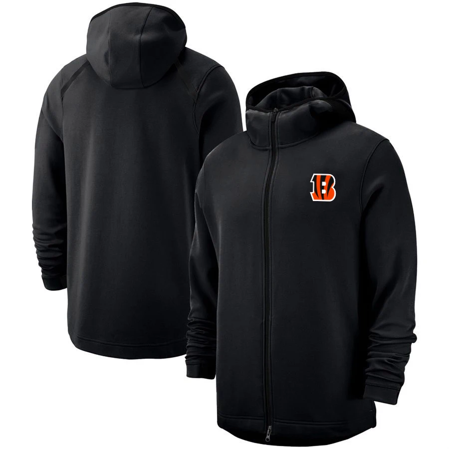 

Men's Cincinnati Daily Training Sweatshirt Bengals Showtime Therma Flex Performance Full-Zip Hoodie