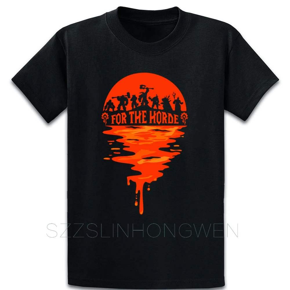 World _of_warcraftes For The Horde футболка винтажная большие размеры 5xl Crazy Custom летняя красивая