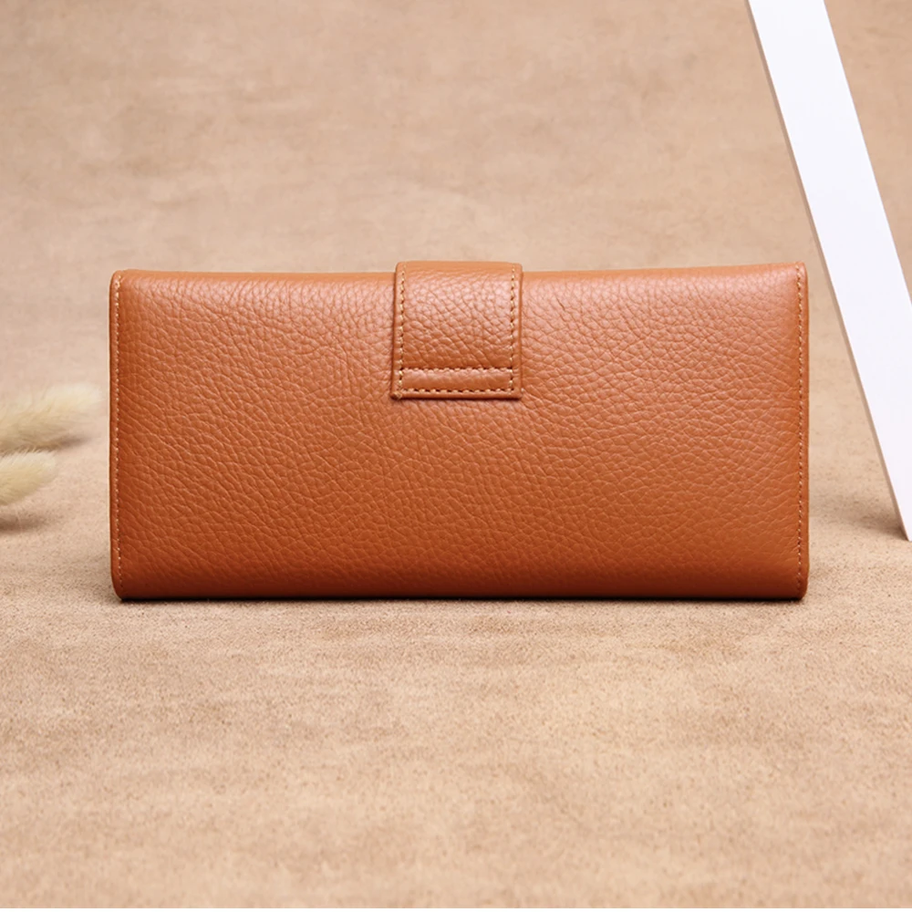 COWHERD женские кошельки из мягкой натуральной коровьей кожи бренд 2019 новый дизайн