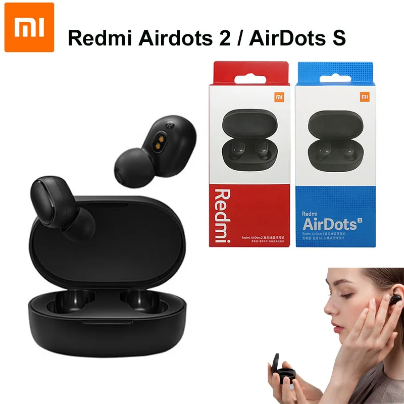 

Беспроводные наушники Xiaomi Redmi Airdots S Airdots 2, TWS наушники с поддержкой Bluetooth, с шумоподавлением