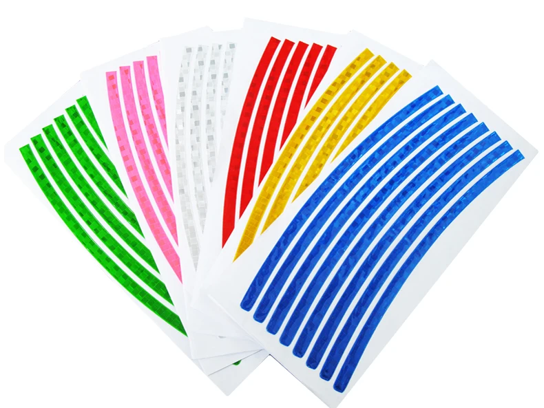 Водостойкая прозрачная светоотражающая лента 3 м для стайлинга автомобиля обода