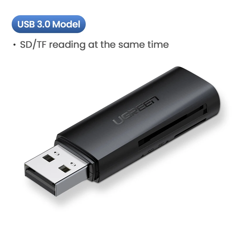 USB 3.0 Model Ugreen кард-ридер USB 3,0 2,0-SD Micro SD TF карта памяти адаптер для ноутбуков Аксессуары мульти смарт-кардридер кард-ридер - Цвет: USB 3.0 Model