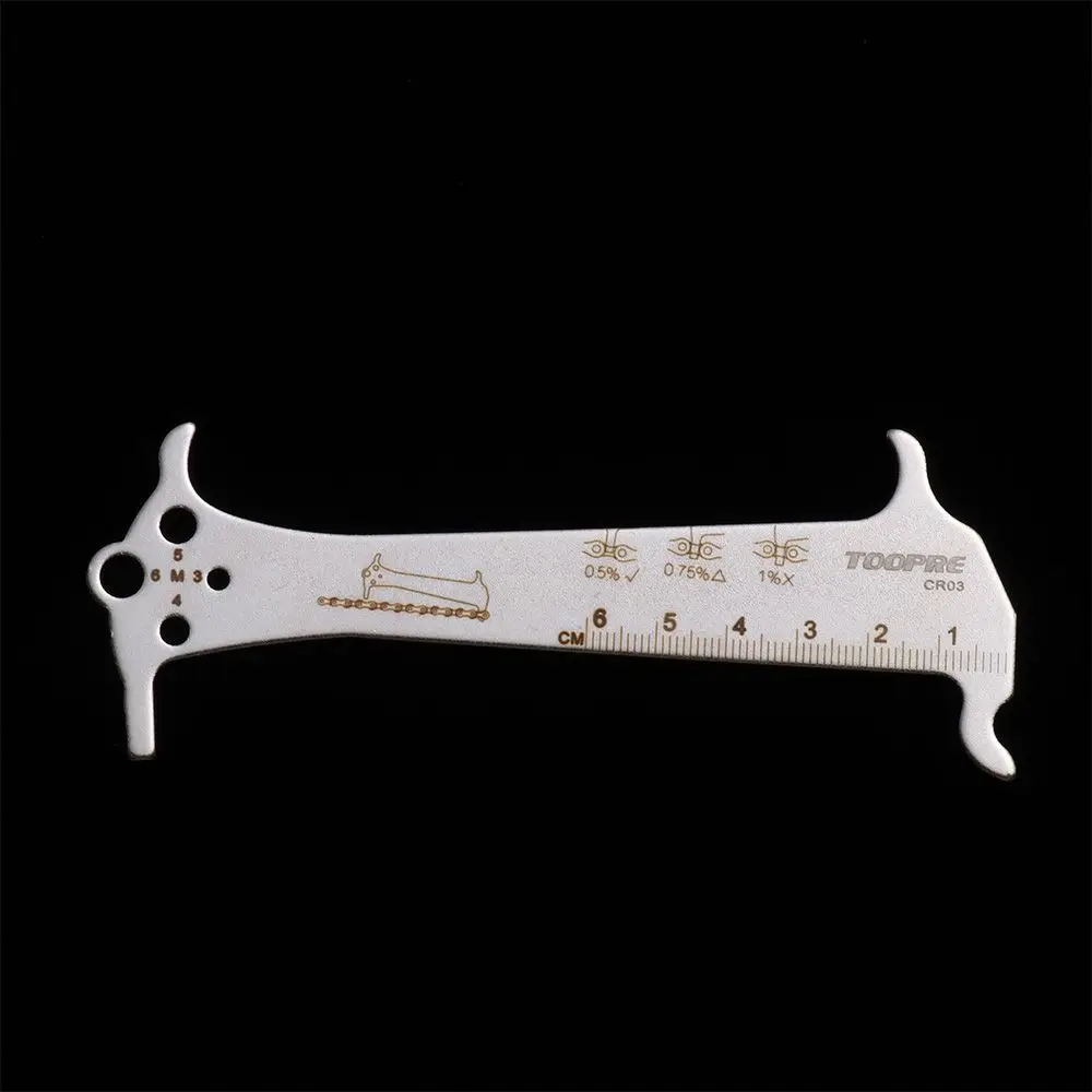 

Checker Three-in-one Bicycle Tool Caliper Gauge Bike Chain Wear Indicator Ruler Chain Measurement