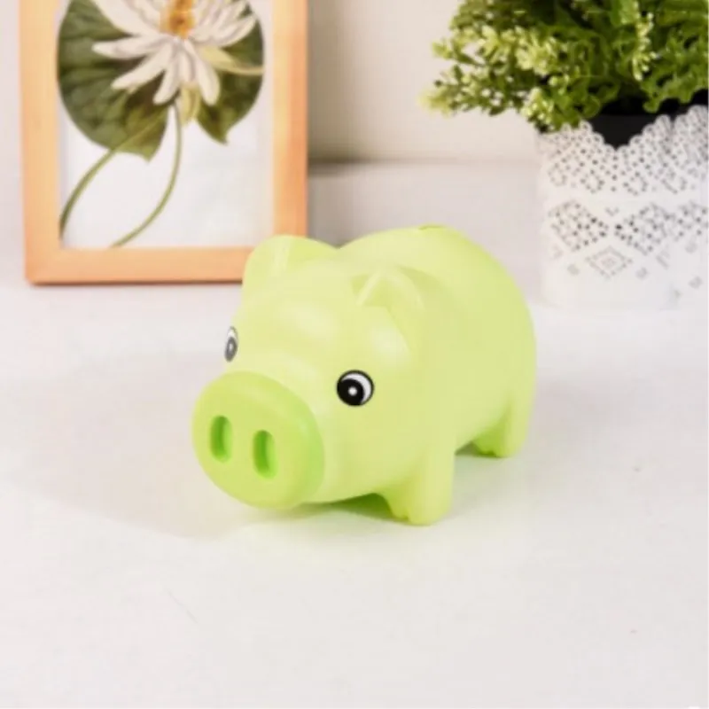 Мультяшный милый поросенок копилка для монет подарок детей сбережения денег