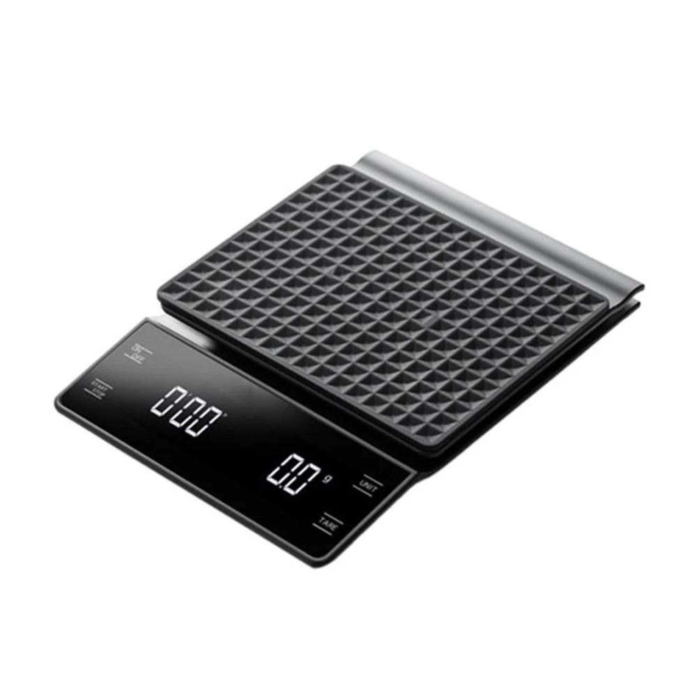 

3KG Electronic Coffee Scale Hand Versatile Bar Electronic Scale Gram Scale with Timer Kitchen Scale LED Display Food Scale