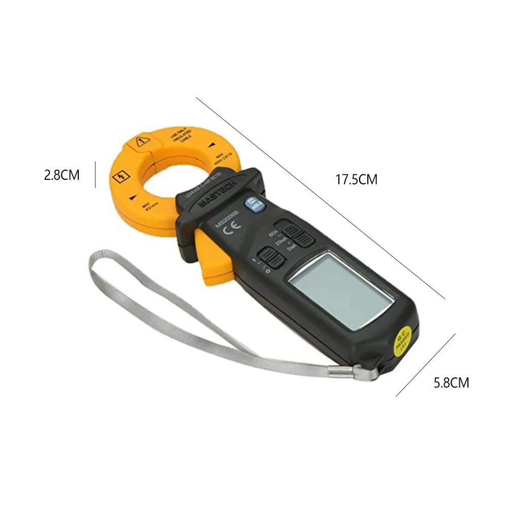 

MASTECH MS2006B High Precision Leakage Current Clamp Meter Resolution 0.001 AC Clamp Meter Electrical Instruments Tools