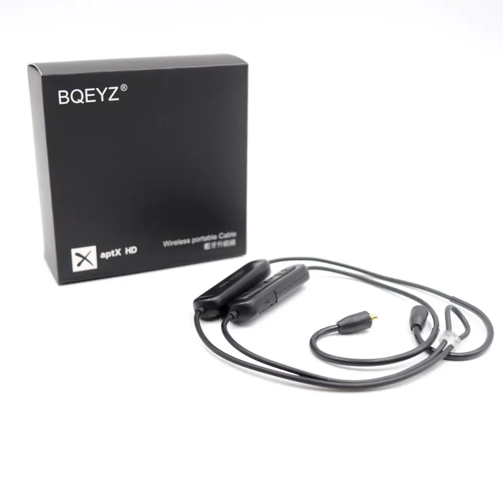 Беспроводные наушники BQEYZ кабель V5.0 aptx-HD Bluetooth спортивные водонепроницаемые