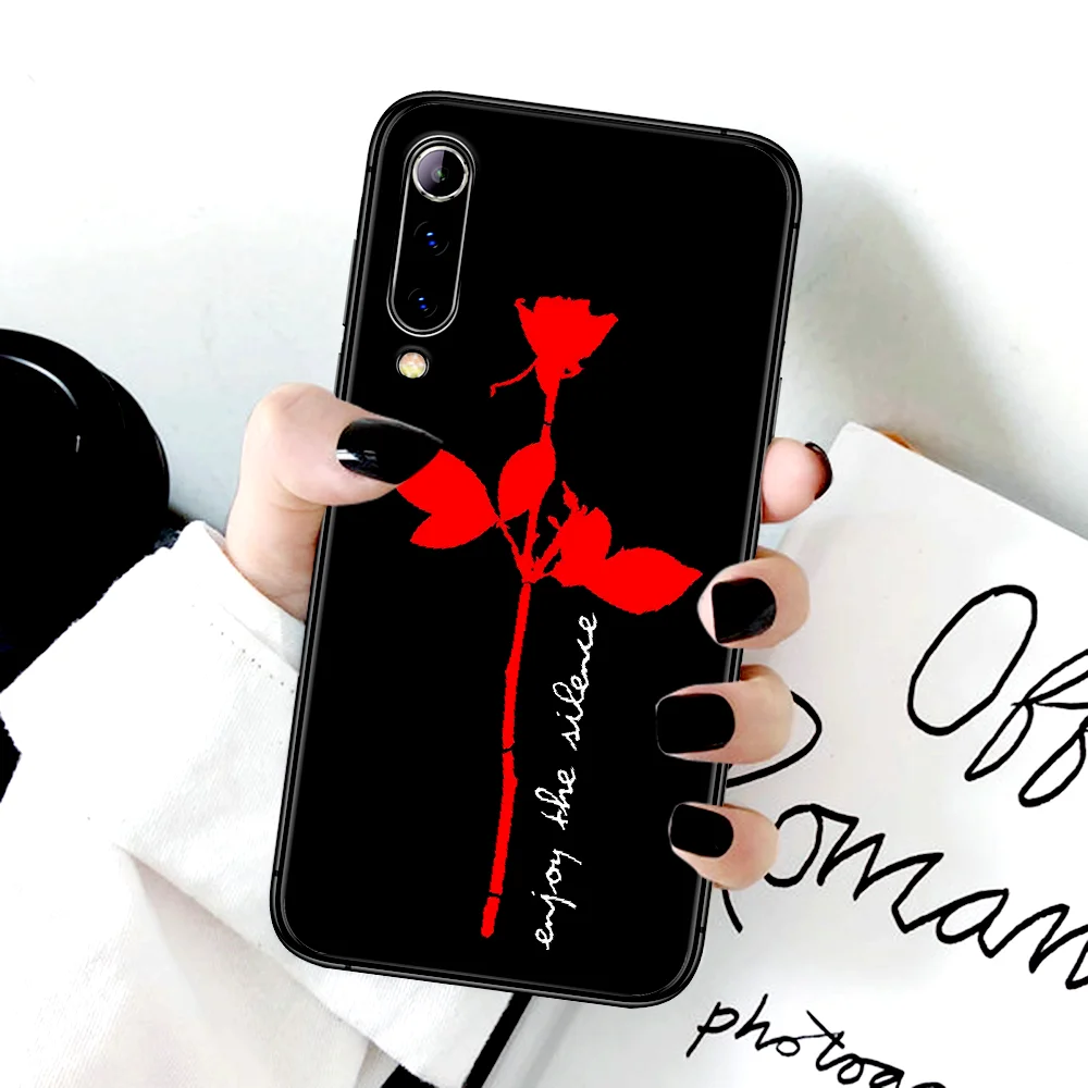 

Depeches Band Mode Phone Case For Xiaomi Mi Note 10 A3 9 MAX 3 A2 8 9 Lite Pro Ultra black Shell Silicone Hoesjes Soft Funda