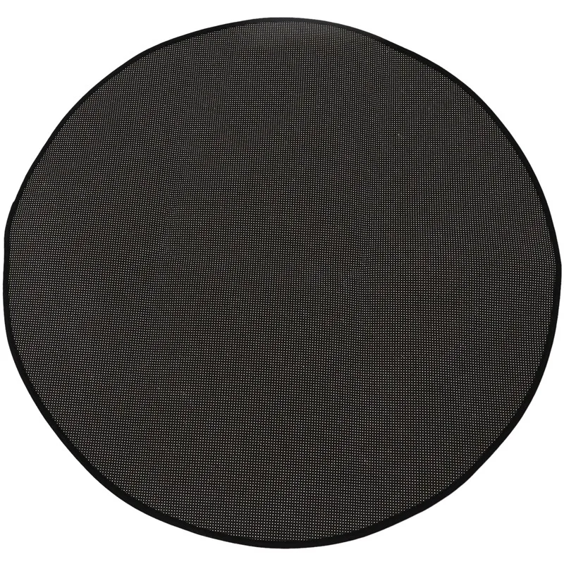 Новый Ковер Музыкальный символ фортепианный ключ черный белый круглый ковер