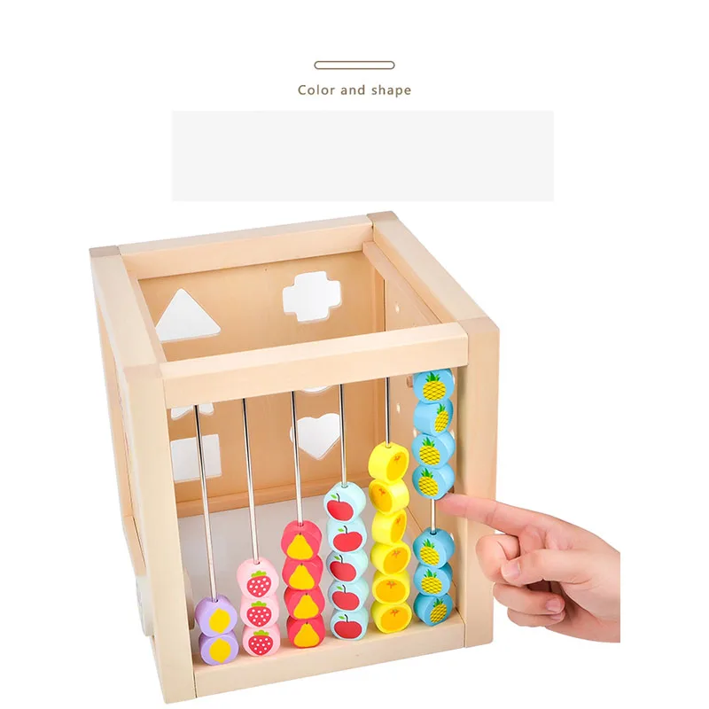 Игрушка Woo малыш образовательные фрукты конфеты круглые бусины Детские игрушки