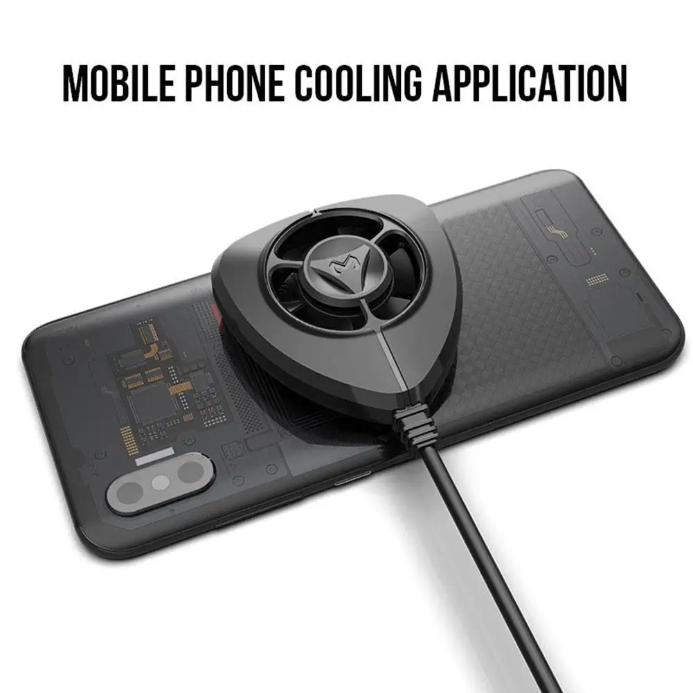 Portable Cooling Fan Gamepad Game Handle Radiator Mobile Phone Cooler Mini Fans For iPhone Samsung Huawei Xiaomi Tablet |