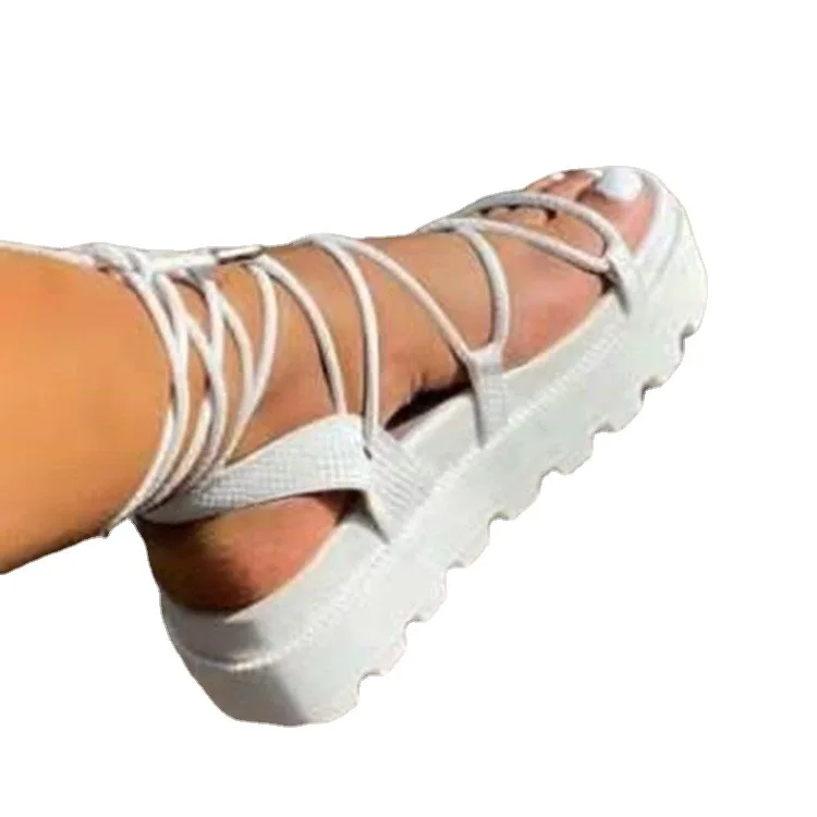 

Women Women Sandals Open Toe Gladiator Sandals Women Lace Up Bandage Women Platform Sandals Zapatos De Mujer Shoes