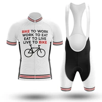 2022 summer bike to work cycling clothing mtb bike jersey set ropa ciclista hombre maillot ciclismo racing bicycle cycling set