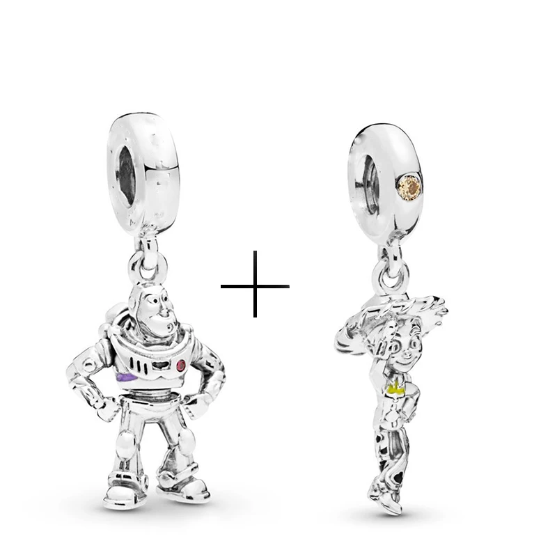 S015 Динозавр Simba вращающийся земной бисер Подходит Pandora талисманы браслет ожерелье для женщин ювелирные изделия аксессуары - Цвет: S015